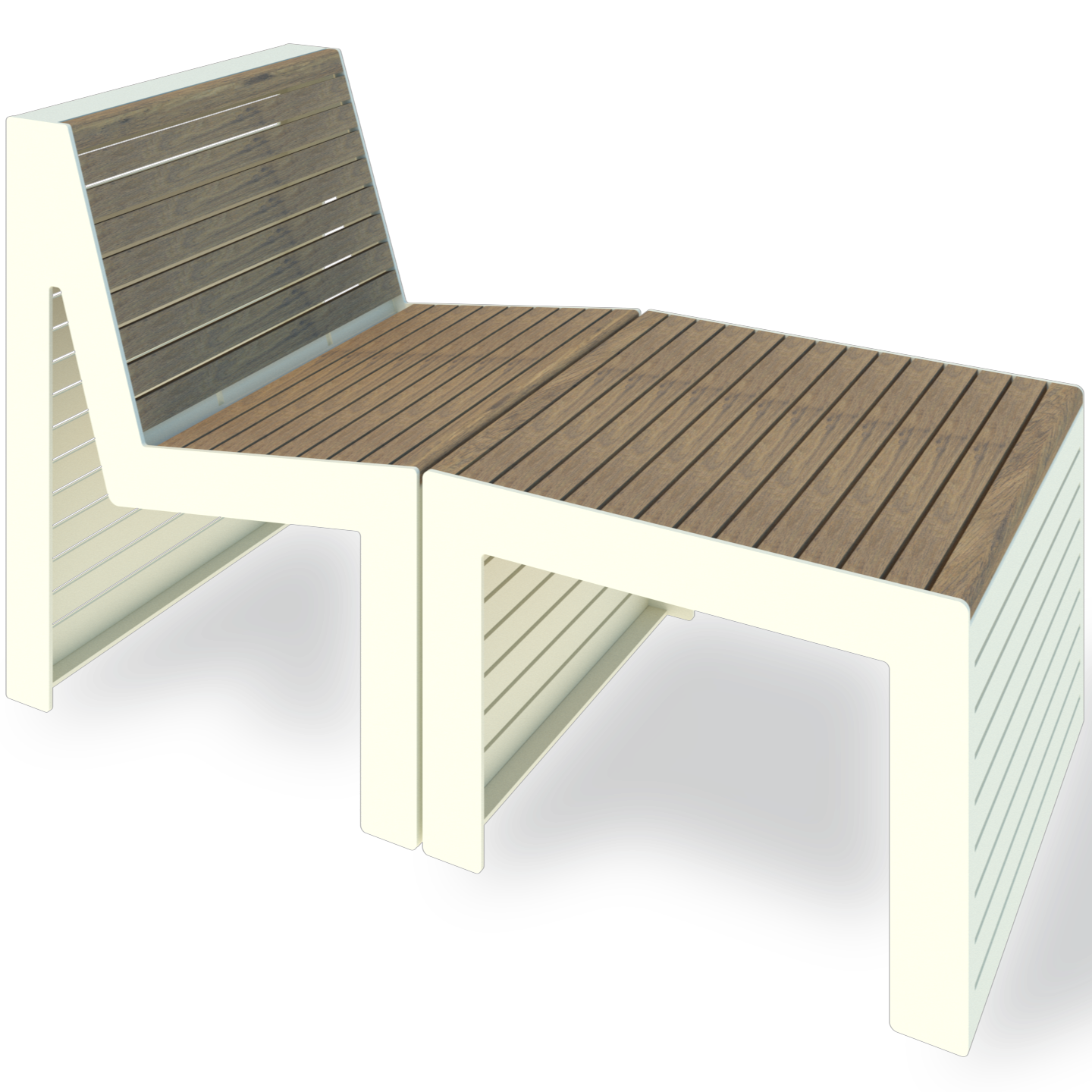 Ensemble chaise longue