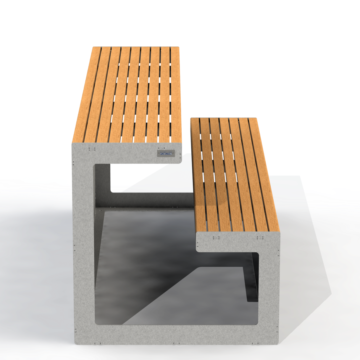 EMT3B - Station De Travail Triple Bois