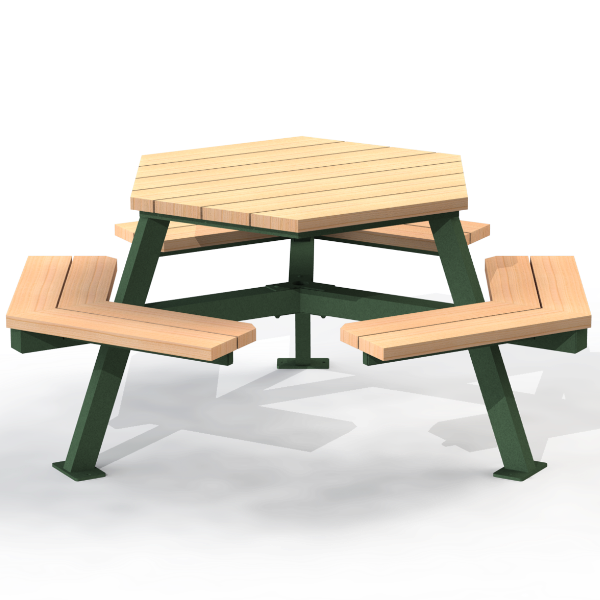 MTT1B - Table Hexagonale Bois