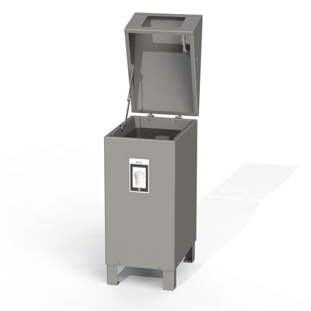 PCI5 - Corbeille Simple 3 Option 100% Aluminium