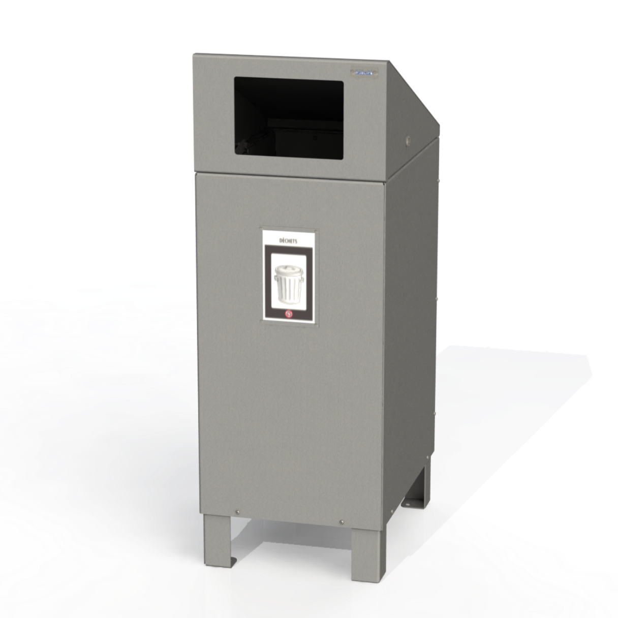 PCI5 - Corbeille Simple 3 Option 100% Aluminium