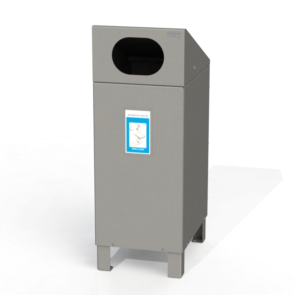 PCI5 - Corbeille Simple 3 Option 100% Aluminium