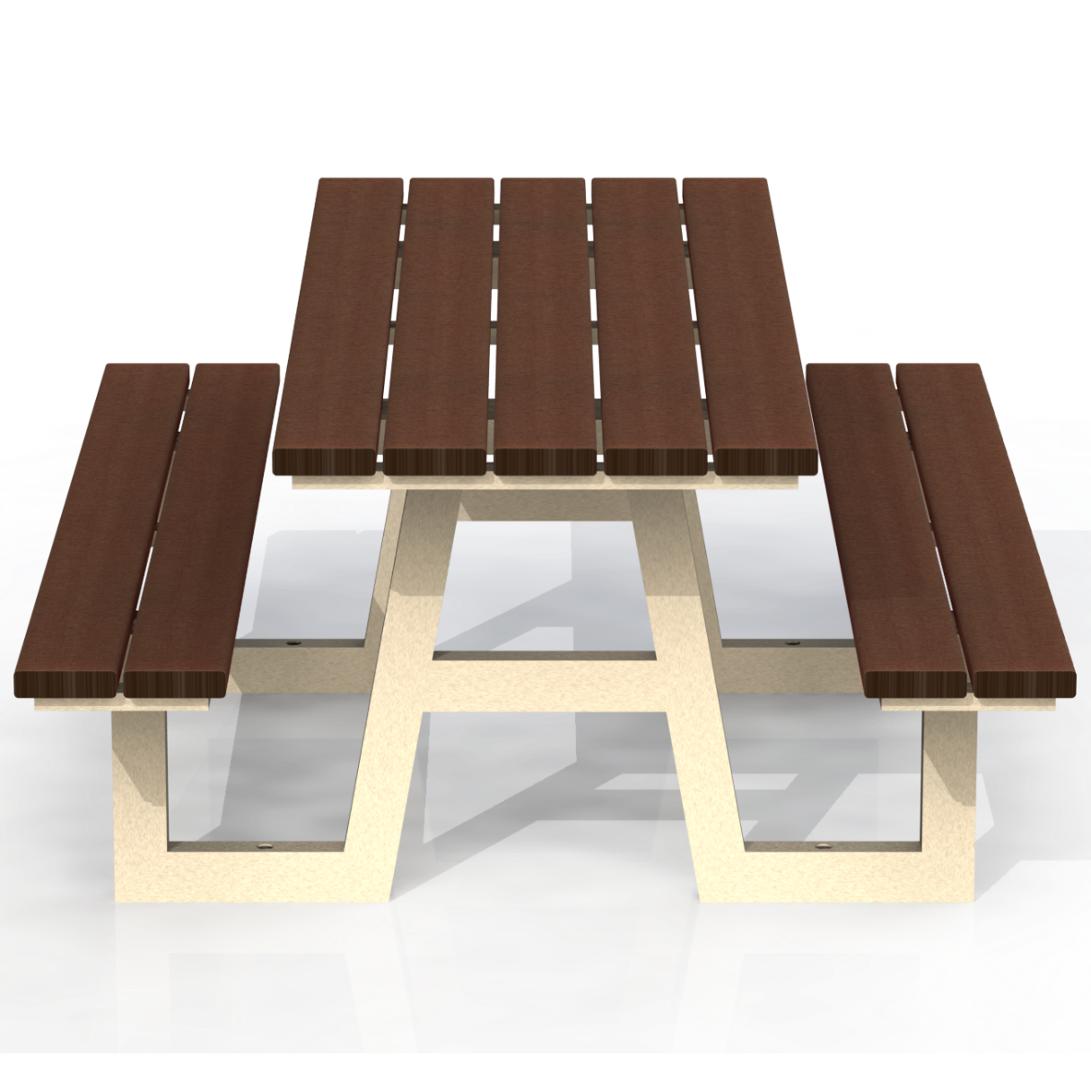 PCT1P - Table Pique-Nique 72" Plastique Recyclé