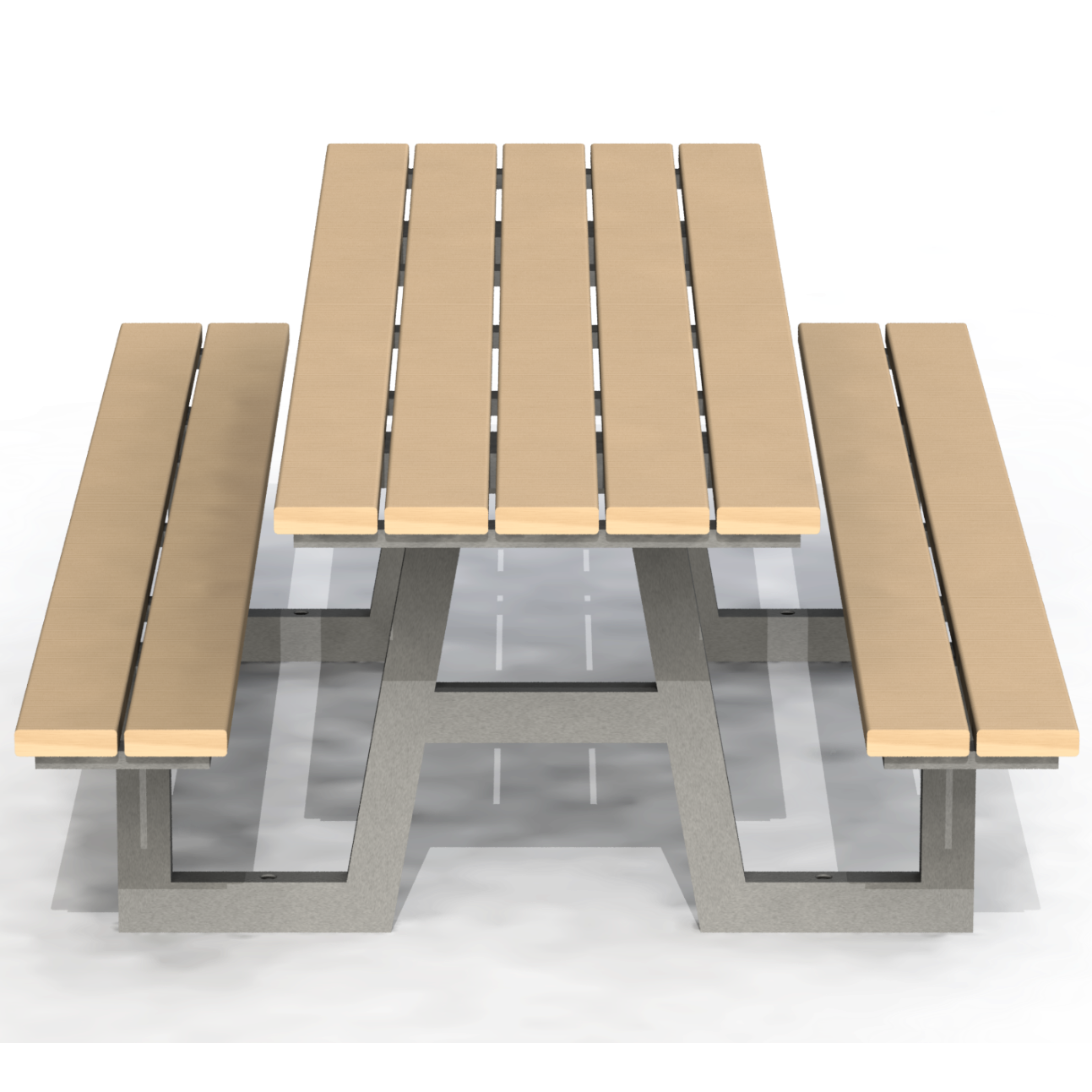 PCT3B - Table Pique-Nique 96" Bois