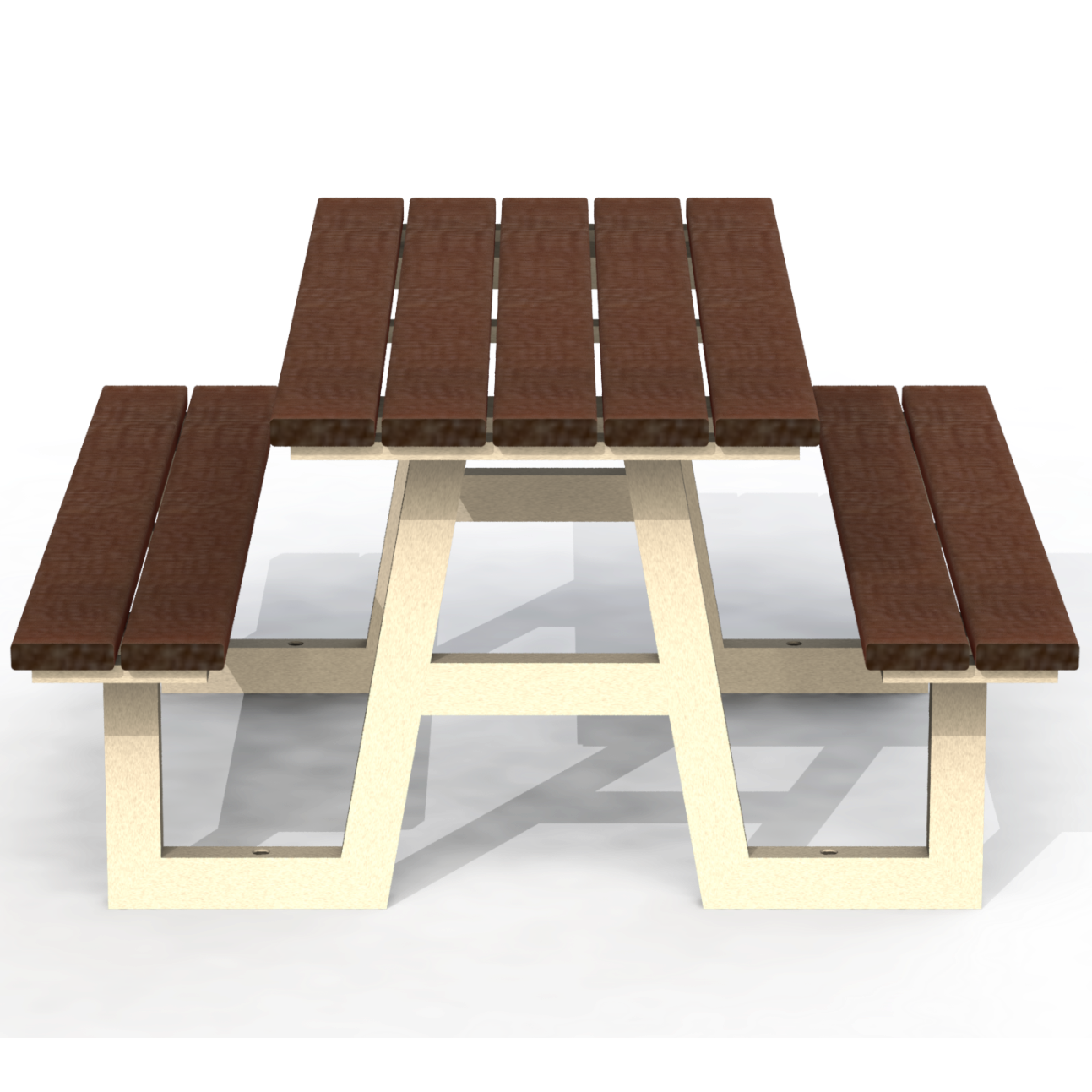 PCT4P - Table Pique-Nique 60" Plastique Recyclé