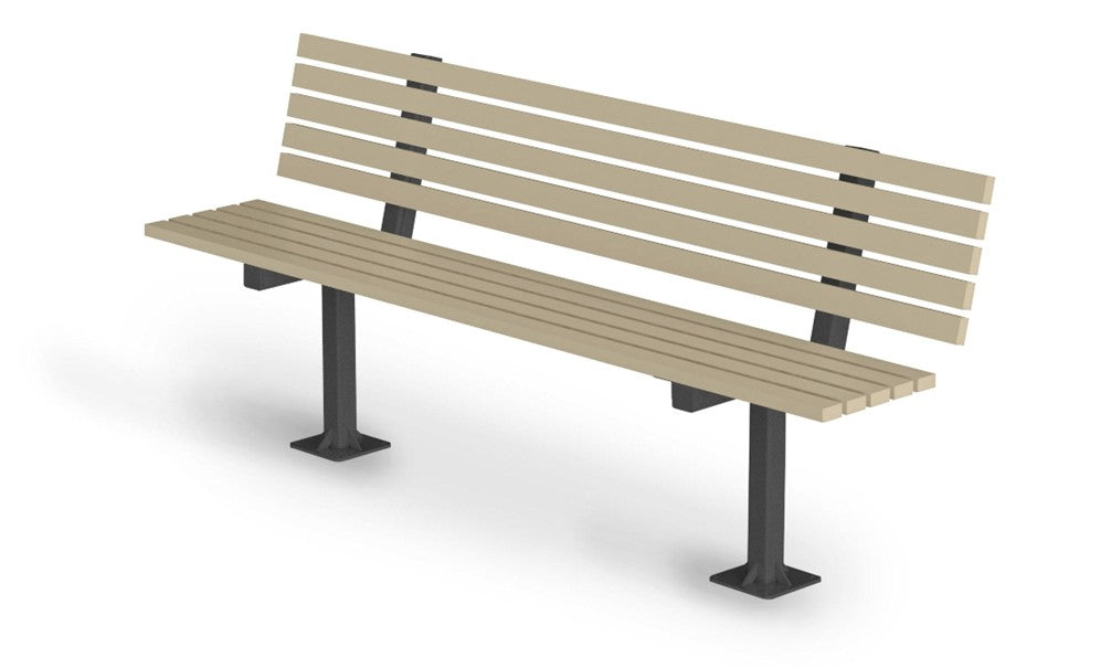 Banc de parc - 72'' - 100% Aluminium