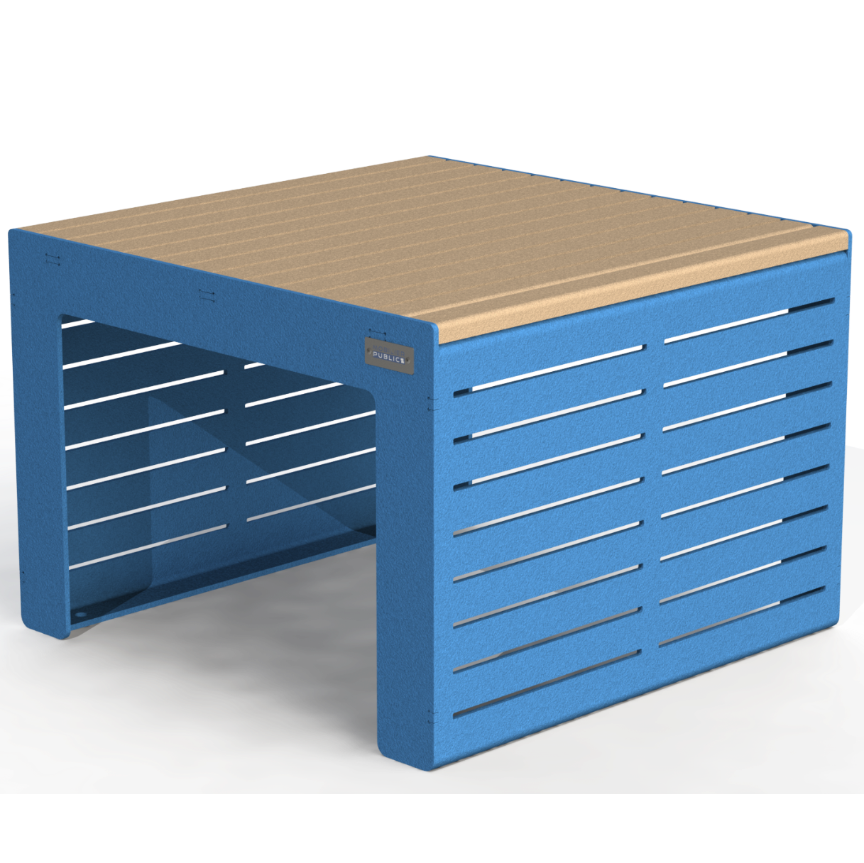 EMB2A - Banc Simple Modulaire Aluminium