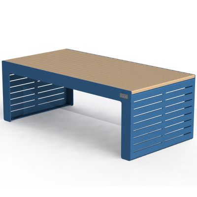 EMB3A - Banc double modulaire aluminium