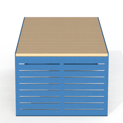 EMB3A - Banc double modulaire aluminium