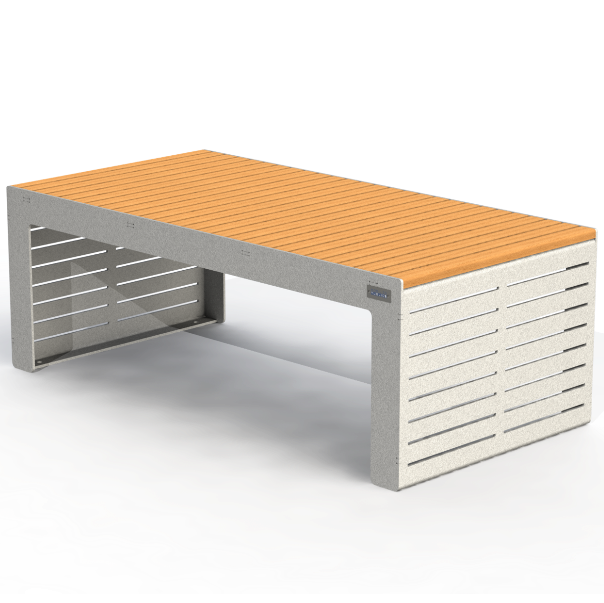 EMB3B - Banc Double Modulaire Bois