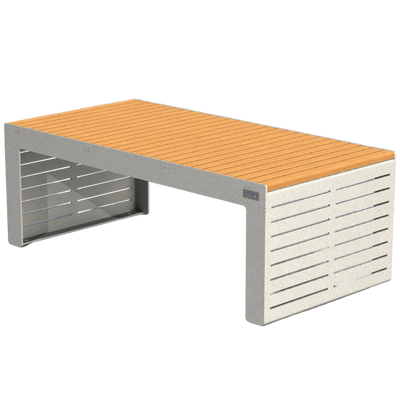EMB3B - Banc double modulaire bois