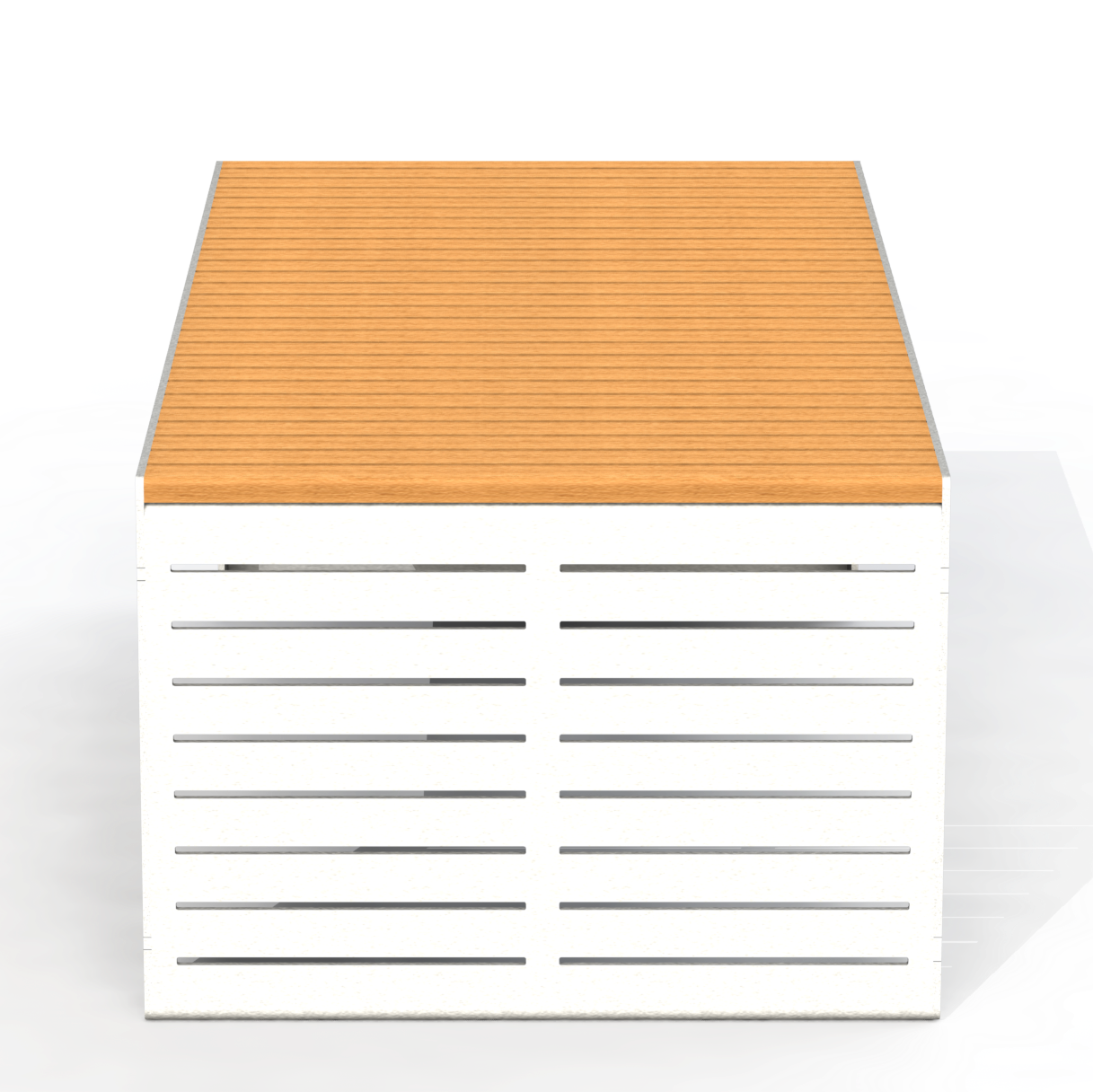 EMB3B - Banc Double Modulaire Bois