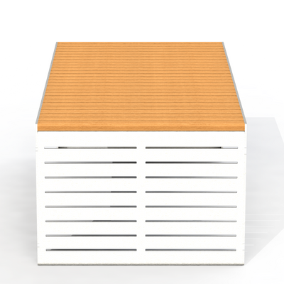 EMB3B - Banc double modulaire bois