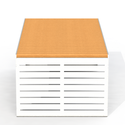 EMB3B - Banc Double Modulaire Bois