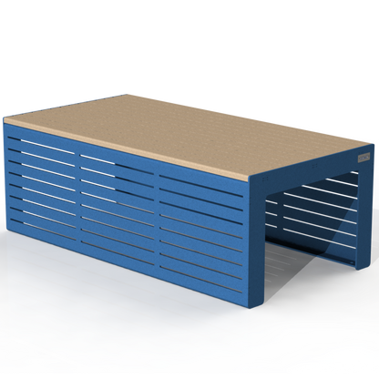 EMB4A - Banc Double Modulaire V2 Aluminium
