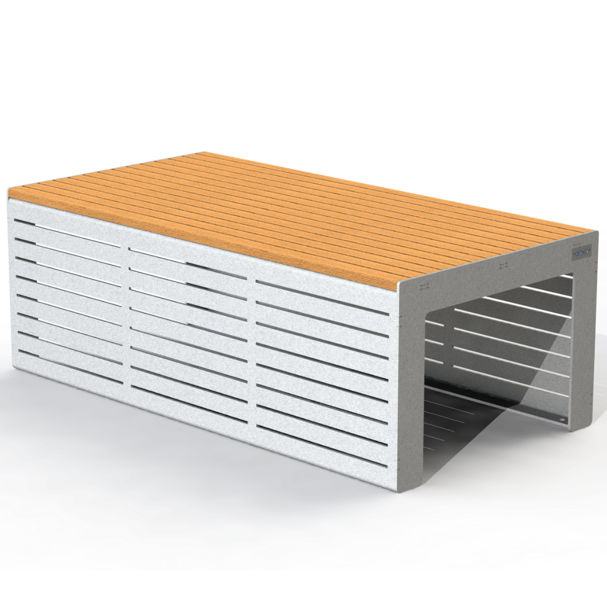 EMB4B - Banc Double Modulaire V2 Bois