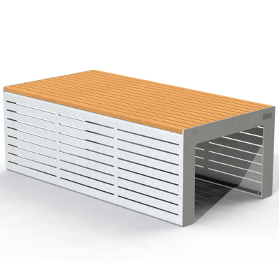 EMB4B - Banc double modulaire V2 bois