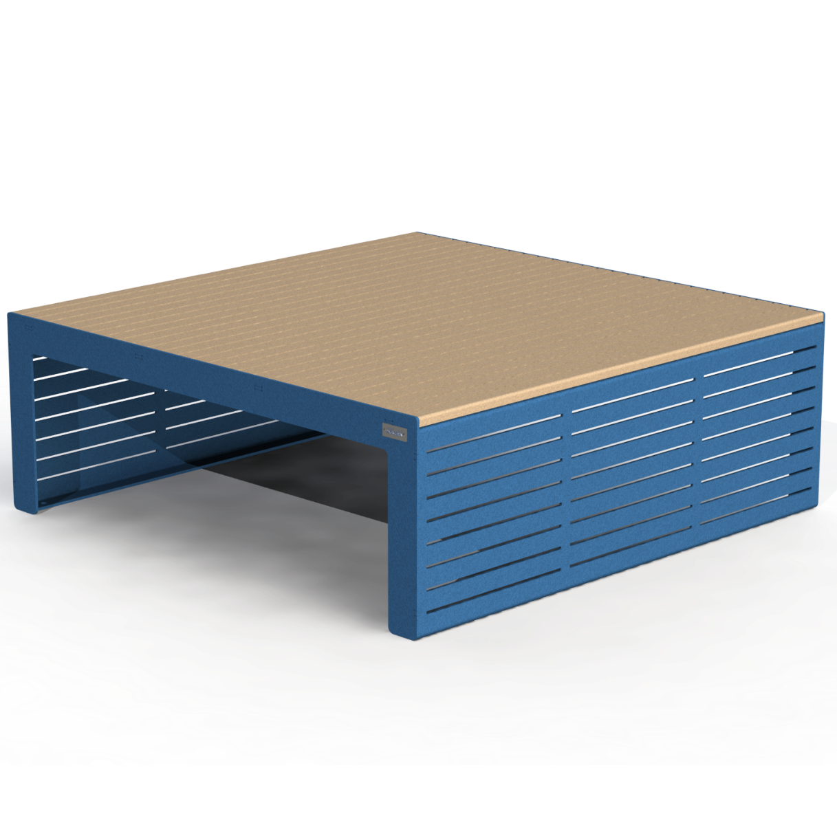 EMB5A - Banc 4 Personnes Modulaire Aluminium