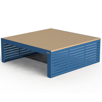 EMB5A - Banc 4 Personnes Modulaire Aluminium