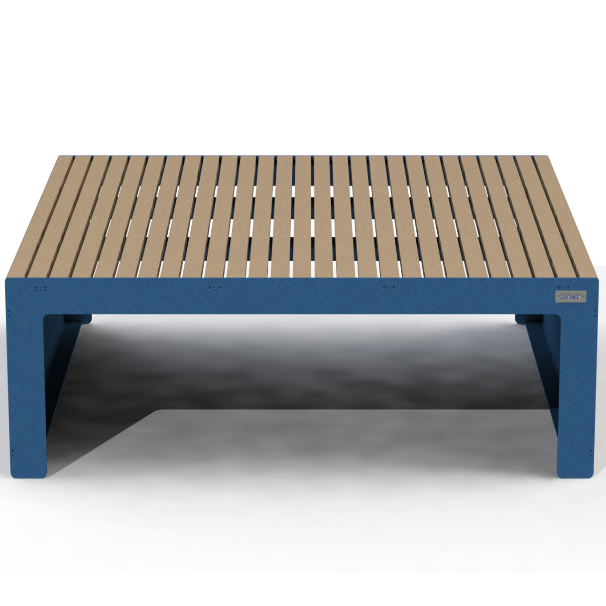 EMB5A - Banc 4 Personnes Modulaire Aluminium