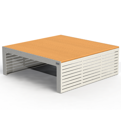 EMB5B - Banc 4 personnes modulaire bois