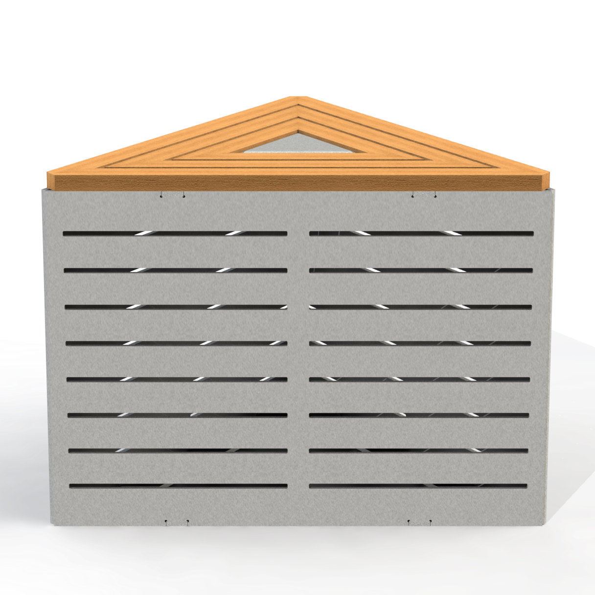 EMB6B - Banc Triangulaire Modulaire Bois