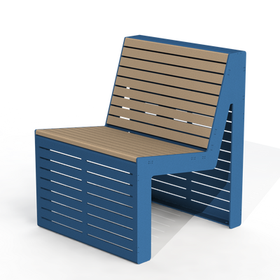 EMB7A - Banc 24" modulaire aluminium
