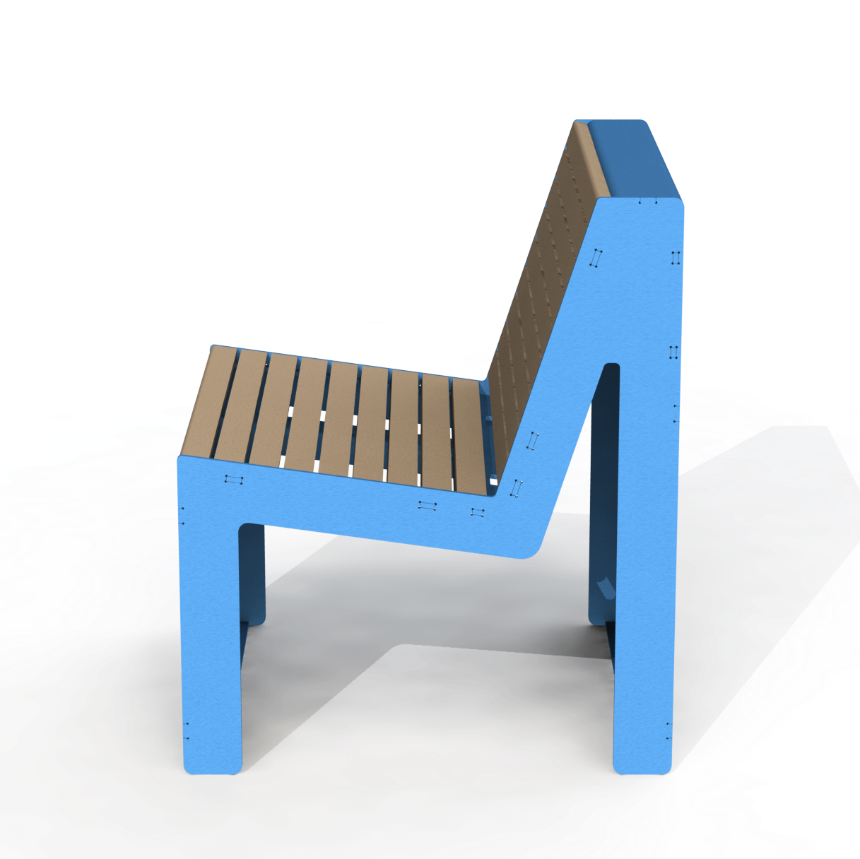 EMB7A - Banc 24" Modulaire Aluminium