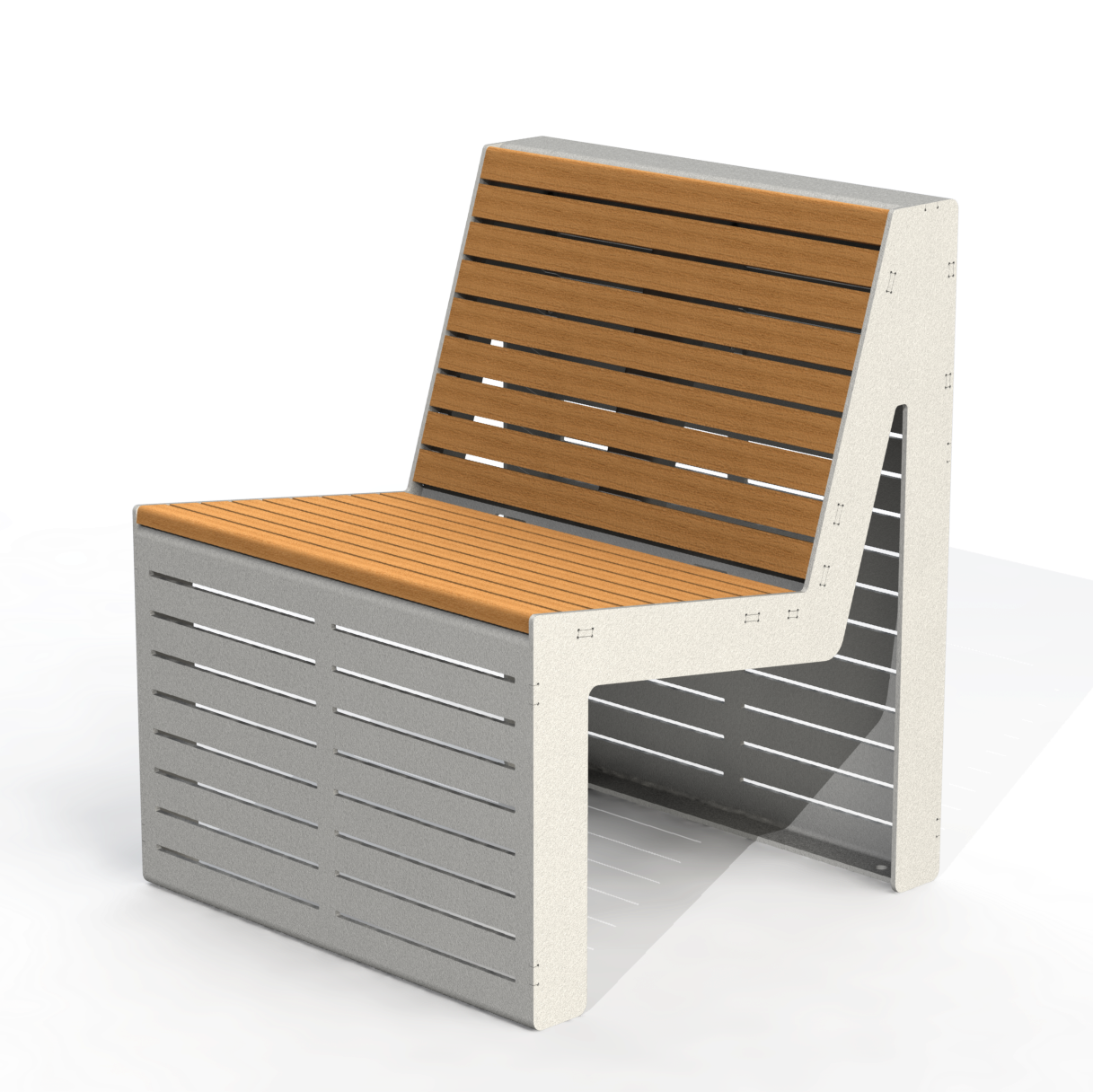 EMB7B - Banc 24" Modulaire Bois