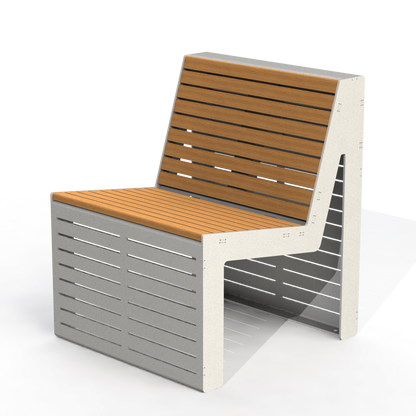 EMB7B - Banc 24" Modulaire Bois