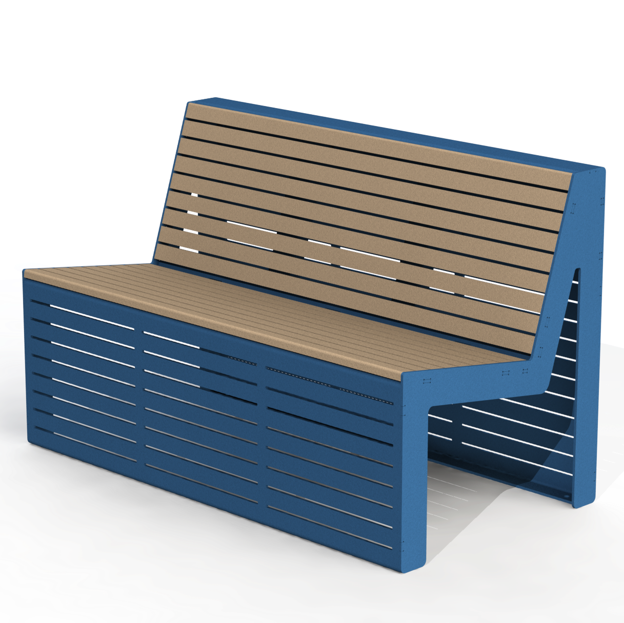 EMB8A - Banc 48" Modulaire Aluminium