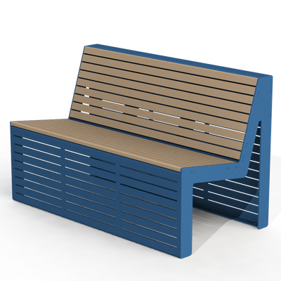 EMB8A - Banc 48" modulaire aluminium
