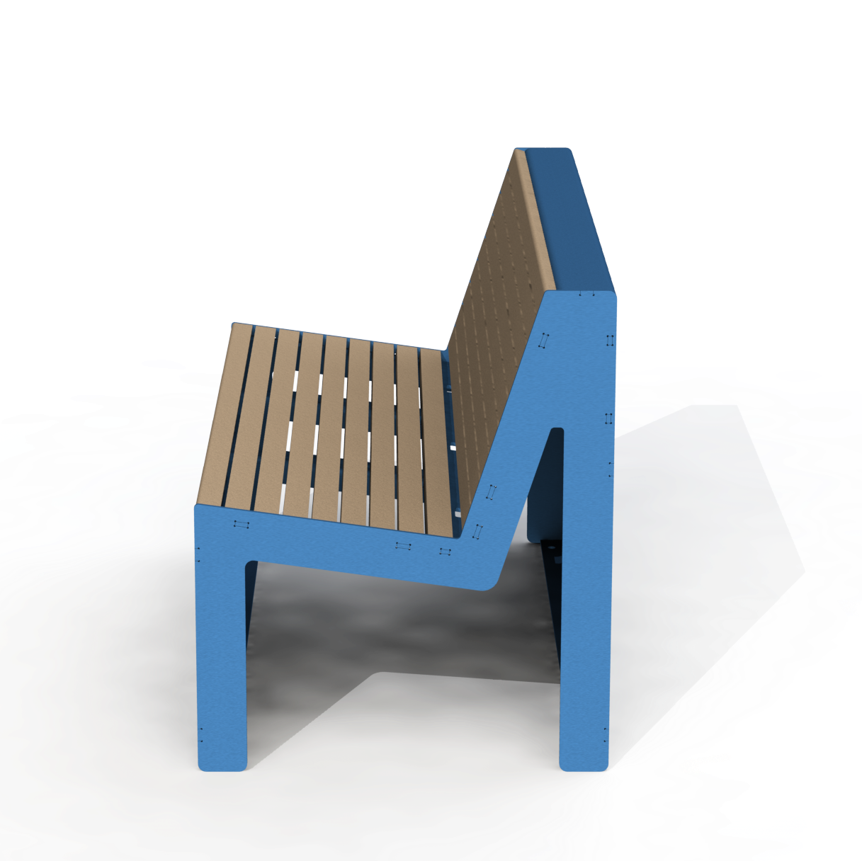 EMB8A - Banc 48" Modulaire Aluminium