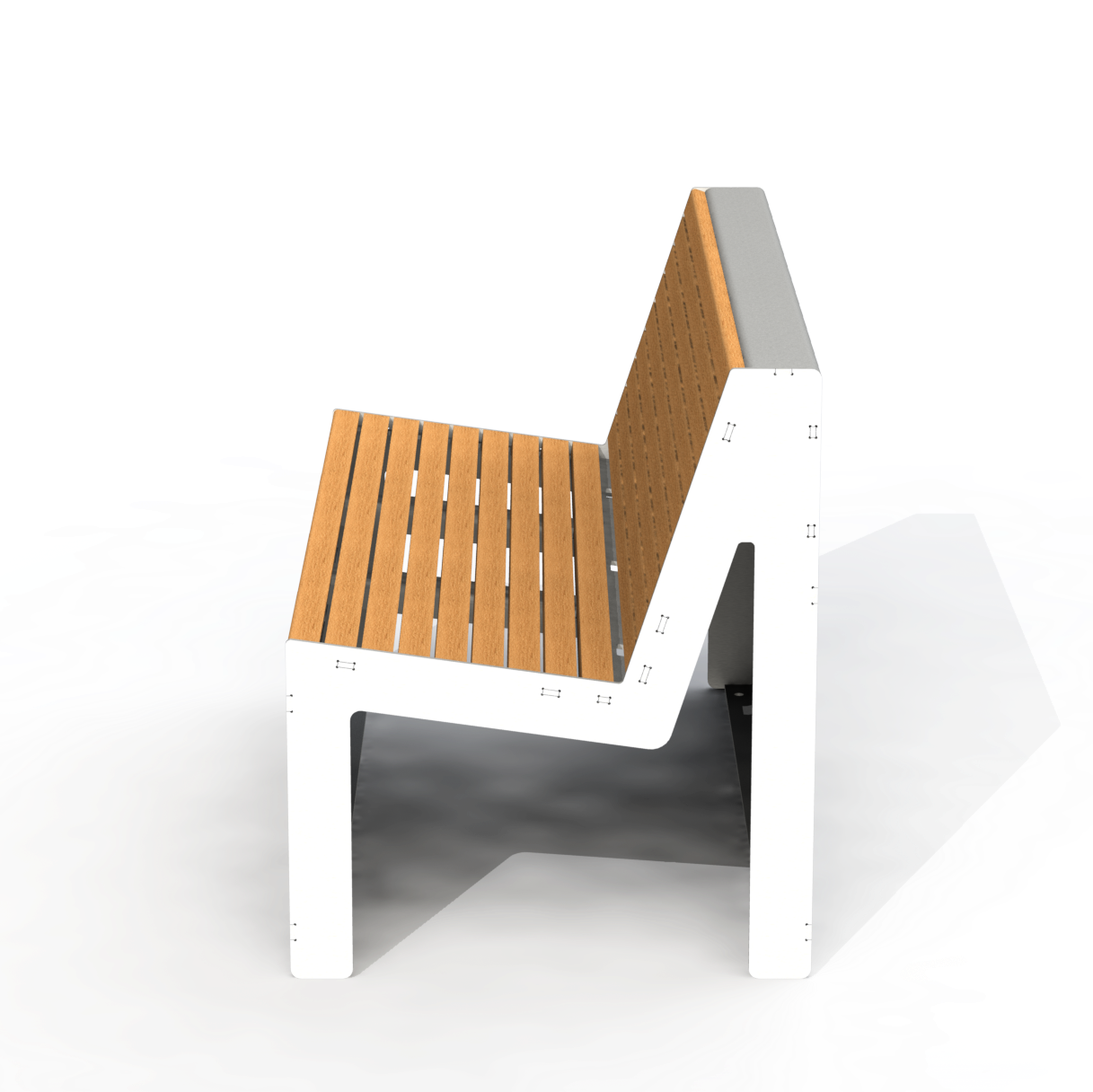 EMB8B - Banc 48" Modulaire Bois