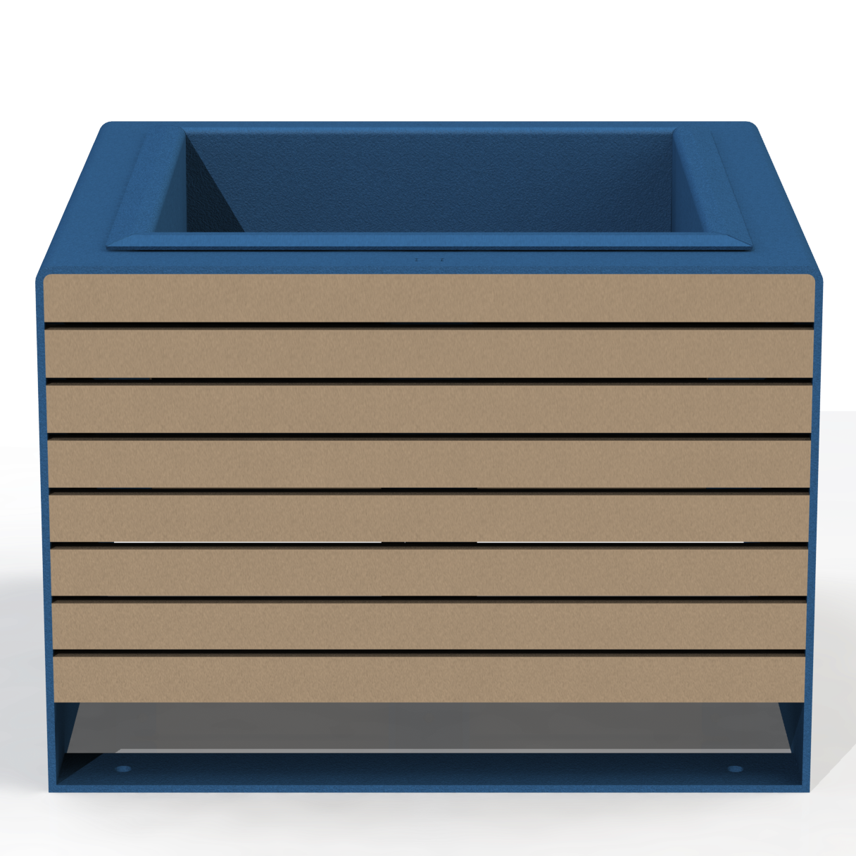 EMJ1A - Jardinière Urbain Modulaire 24" Aluminium