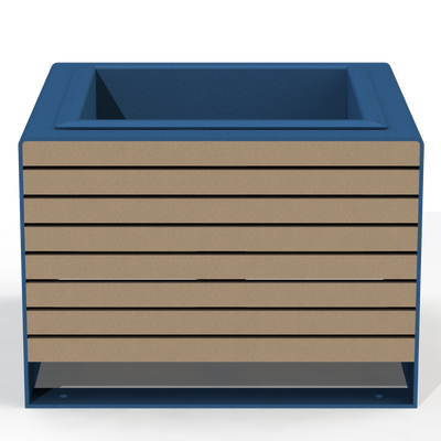 EMJ1A - Jardinière urbain modulaire 24" aluminium
