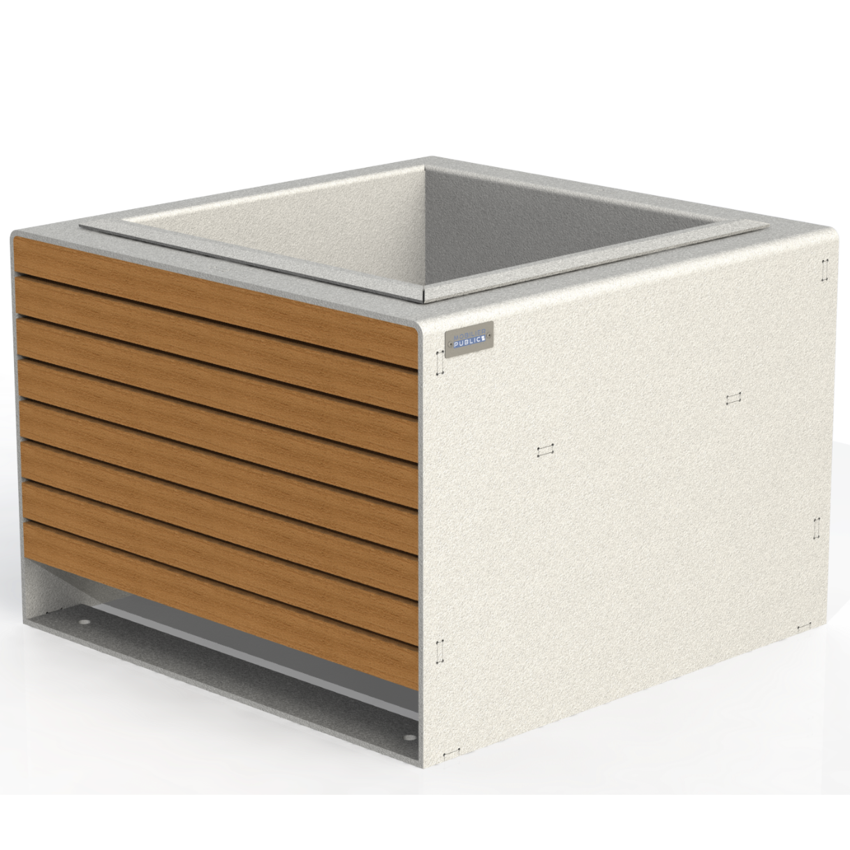 EMJ1B - Jardinière Urbain Modulaire 24" Bois