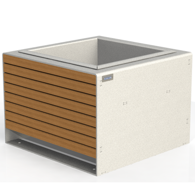 EMJ1B - Jardinière urbain modulaire 24" bois