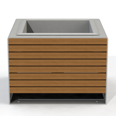 EMJ1B - Jardinière urbain modulaire 24" bois