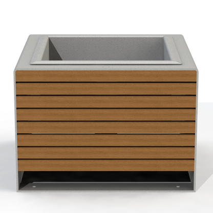 EMJ1B - Jardinière Urbain Modulaire 24" Bois