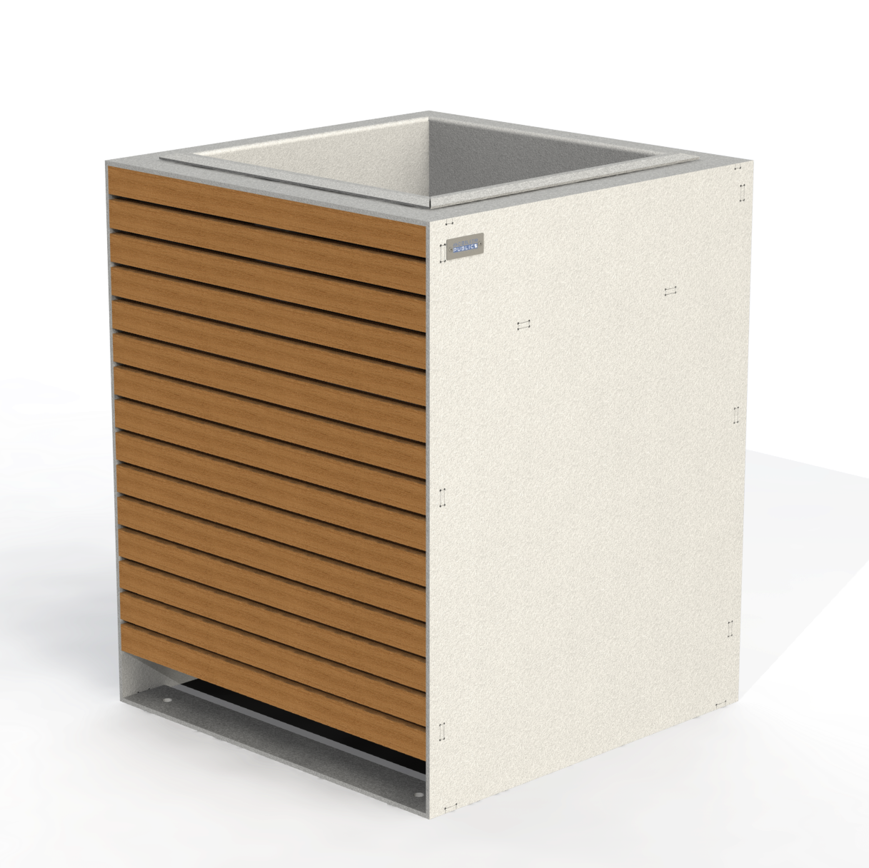 EMJ2B - Jardinière Urbain Modulaire Grand Bois