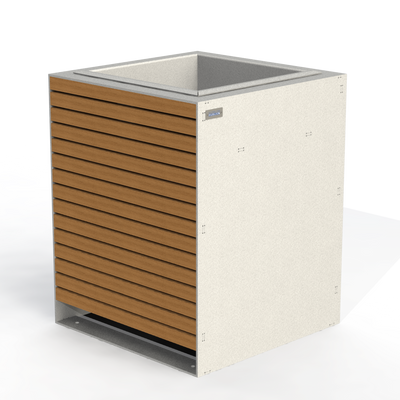 EMJ2B - Jardinière urbain modulaire grand bois