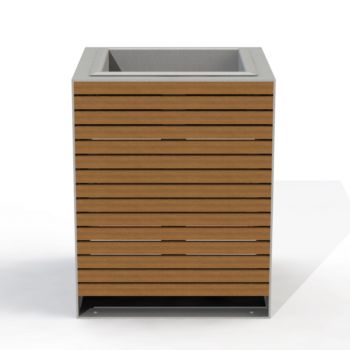 EMJ2B - Jardinière Urbain Modulaire Grand Bois