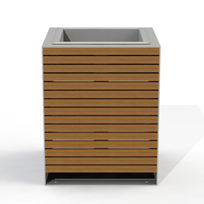 EMJ2B - Jardinière urbain modulaire grand bois