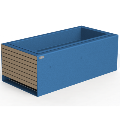 EMJ3A - Jardinière urbain modulaire 48" aluminium