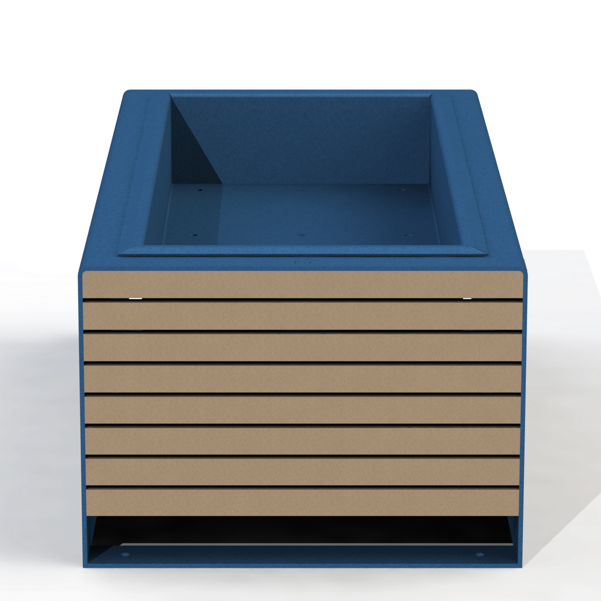 EMJ3A - Jardinière Urbain Modulaire 48" Aluminium