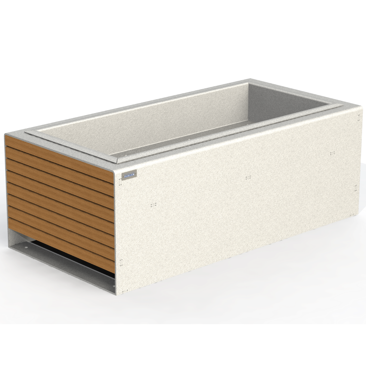 EMJ3B - Jardinière Urbain Modulaire 48" Bois