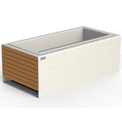 EMJ3B - Jardinière urbain modulaire 48" bois