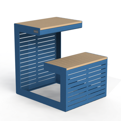 EMT1A - Station de travail simple aluminium