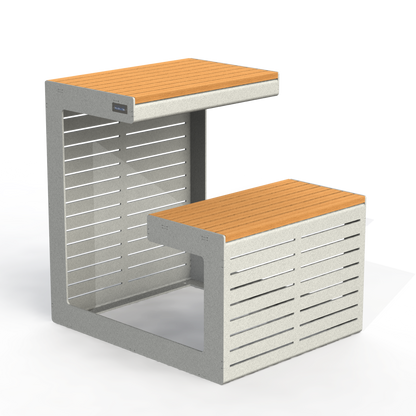 EMT1B - Station De Travail Simple Bois